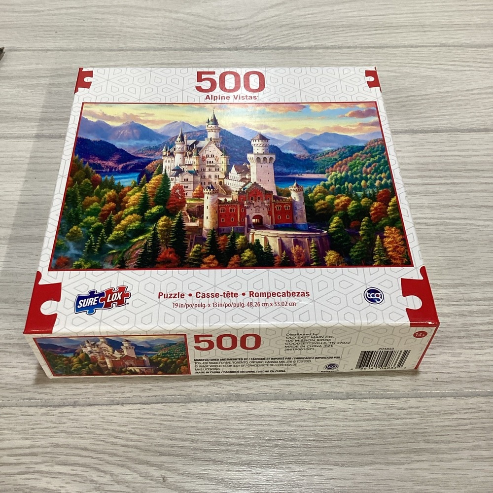 TCG SURELOX 500 Pieces 19" x 13" Alpine Vistas *Factory Sealed*‎